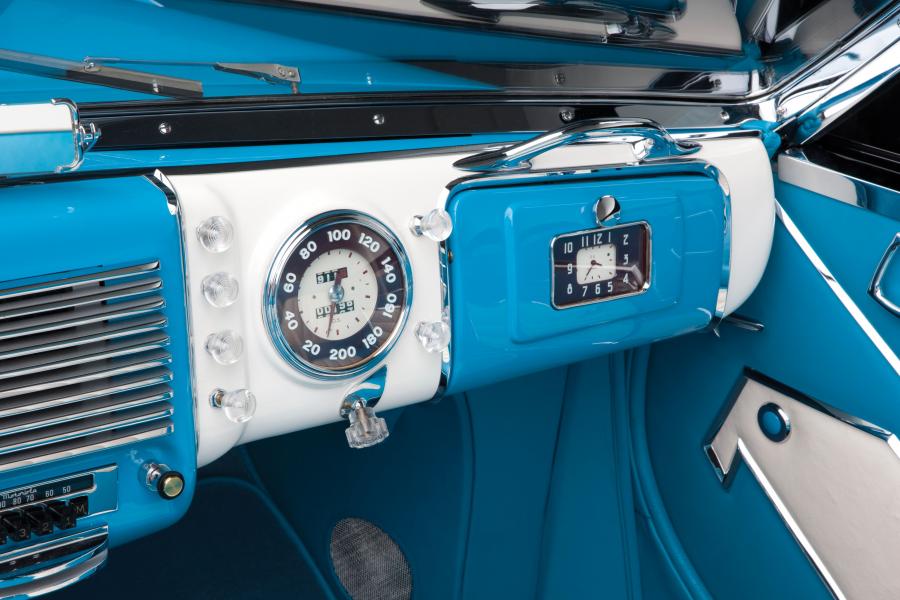 Детали интерьера Delahaye 175 S Roadster 1949 года  (фото 22 из 30)